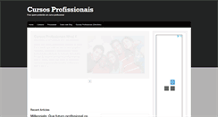 Desktop Screenshot of cursosprofissionais.com.pt